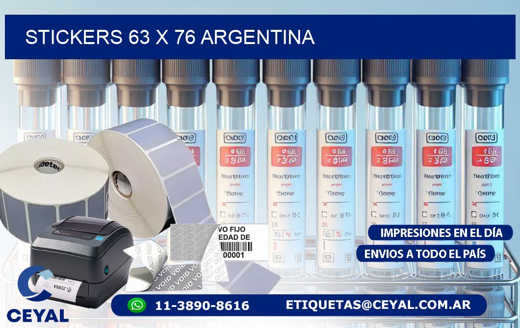 STICKERS 63 x 76 ARGENTINA