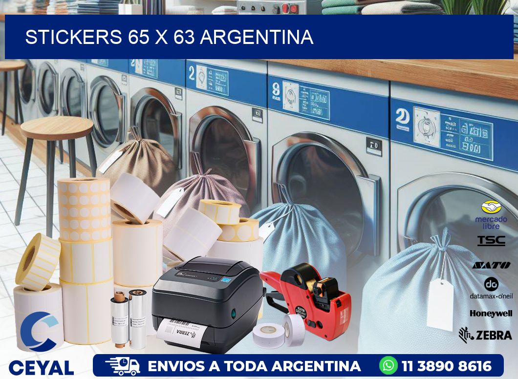 STICKERS 65 x 63 ARGENTINA