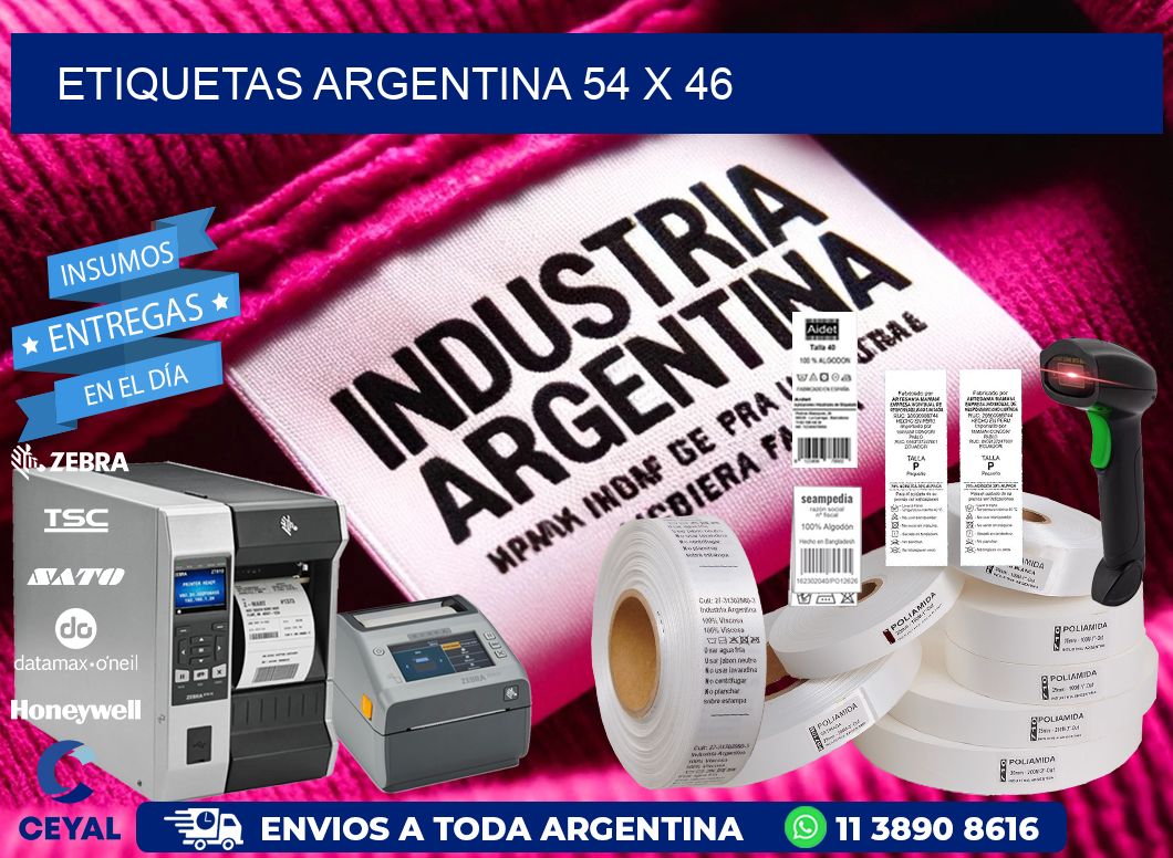 etiquetas argentina 54 x 46