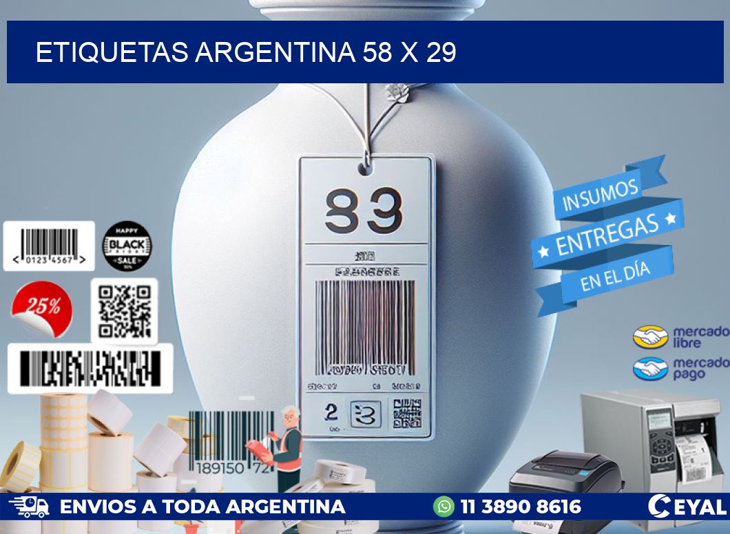 etiquetas argentina 58 x 29