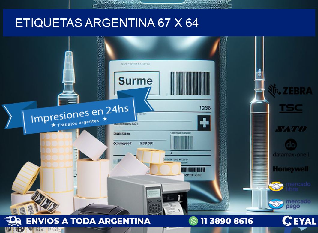 etiquetas argentina 67 x 64