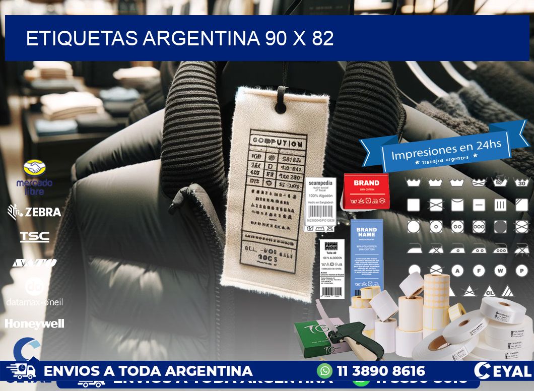 etiquetas argentina 90 x 82