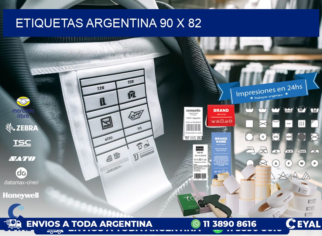 etiquetas argentina 90 x 82
