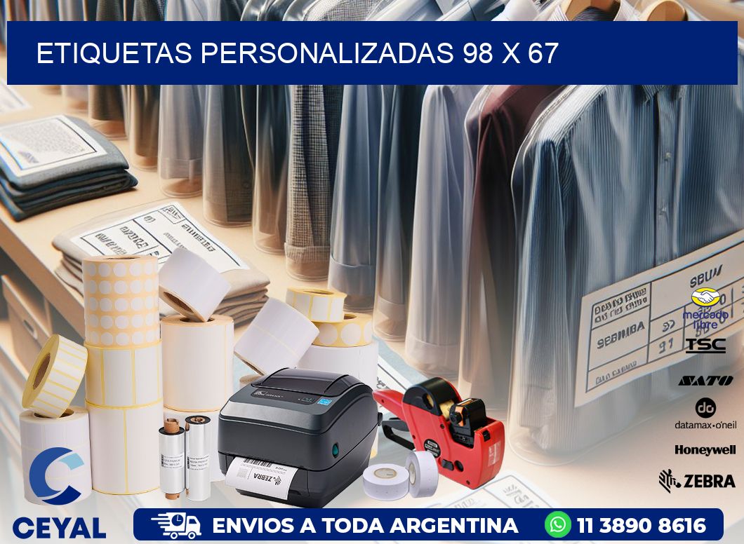etiquetas personalizadas 98 x 67