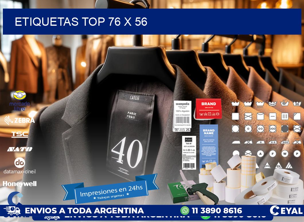 etiquetas top 76 x 56