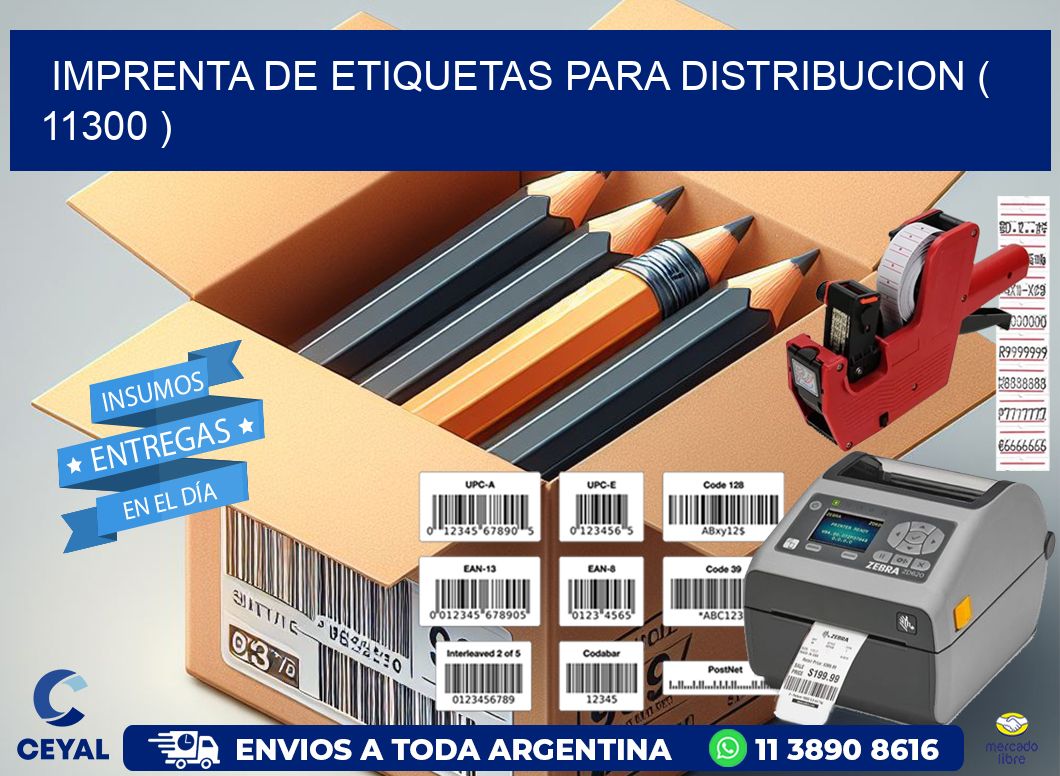 imprenta de etiquetas para distribucion ( 11300 )