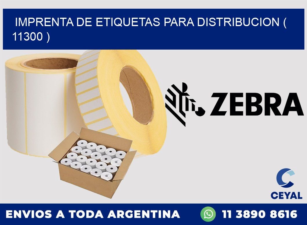 imprenta de etiquetas para distribucion ( 11300 )