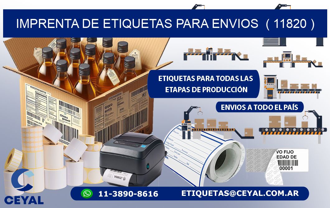 imprenta de etiquetas para envios  ( 11820 )