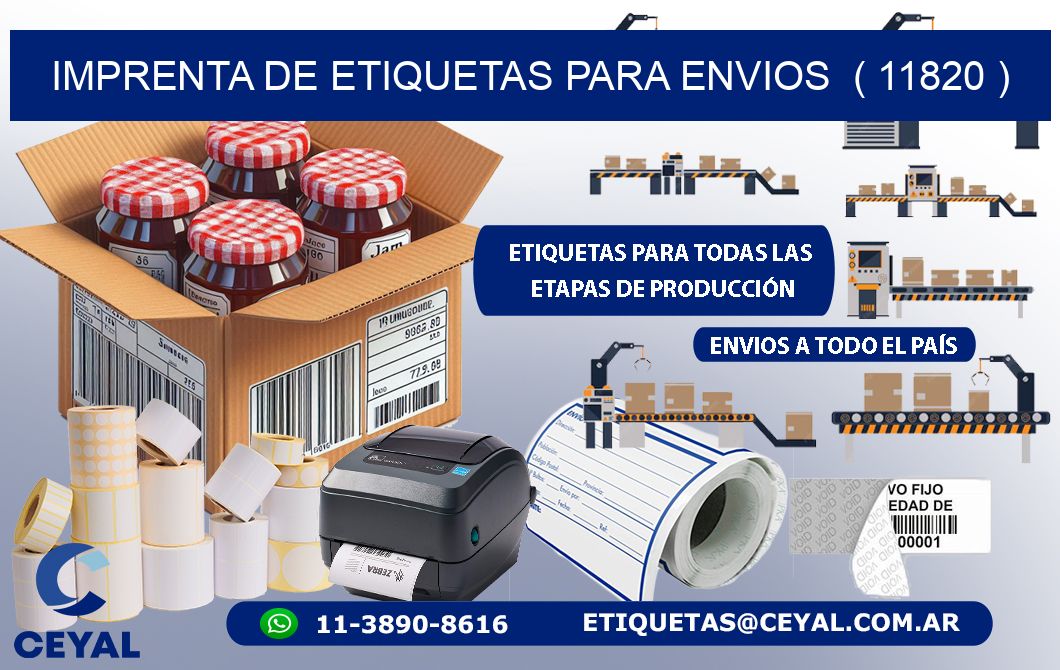 imprenta de etiquetas para envios  ( 11820 )