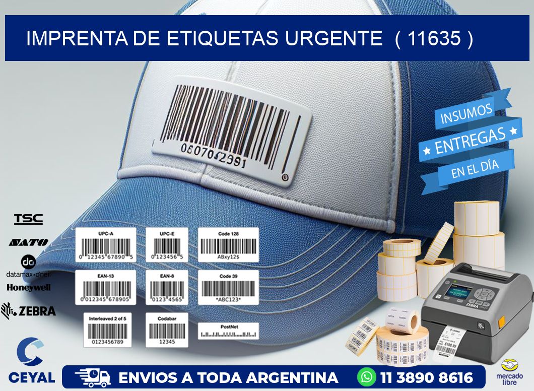 imprenta de etiquetas urgente  ( 11635 )