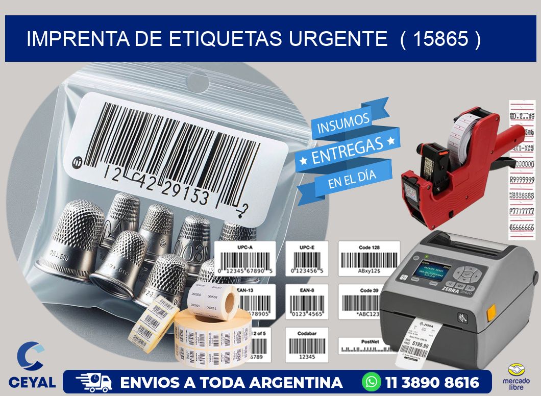 imprenta de etiquetas urgente  ( 15865 )