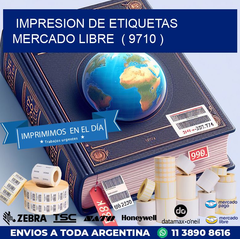 impresion de etiquetas mercado libre ( 9710 )