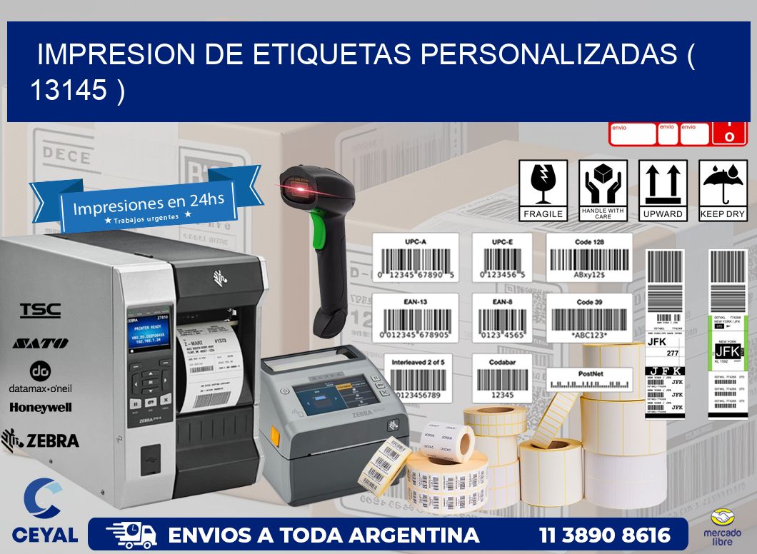 impresion de etiquetas personalizadas ( 13145 )