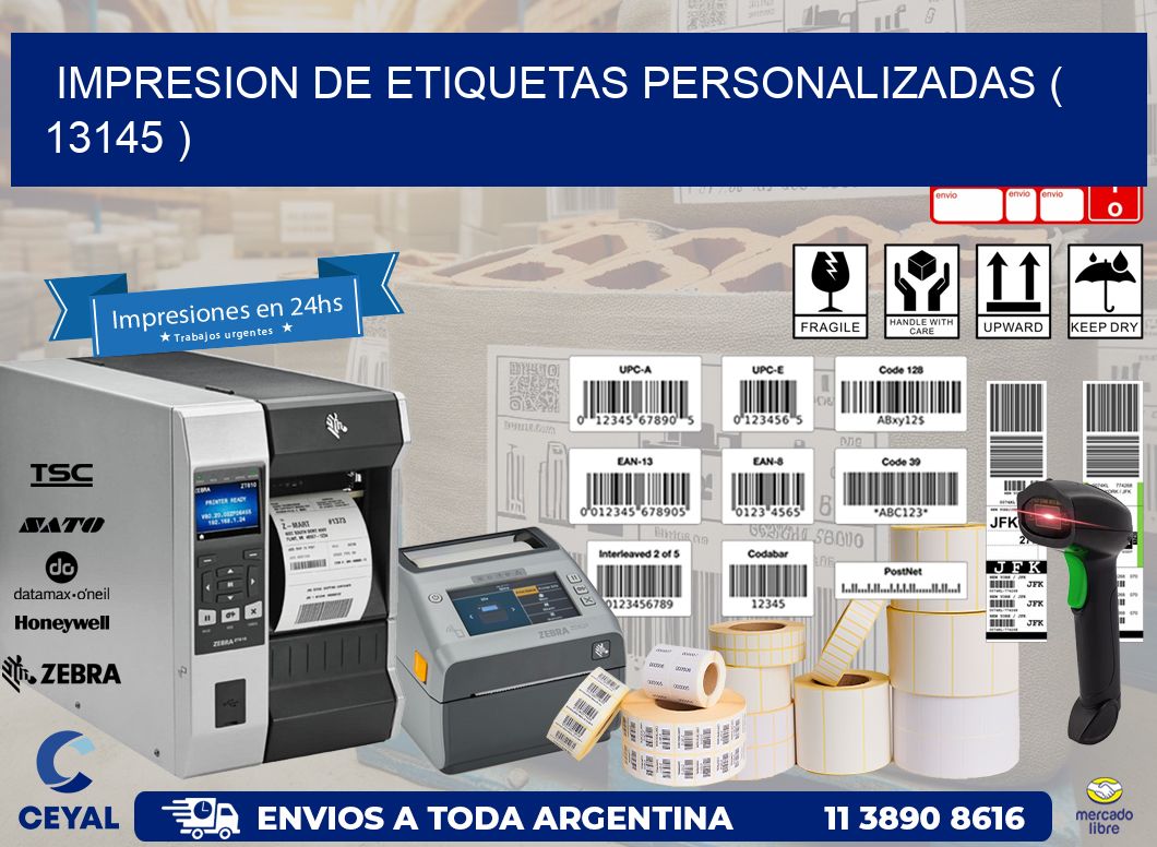 impresion de etiquetas personalizadas ( 13145 )
