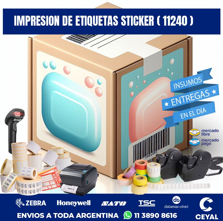 impresion de etiquetas sticker ( 11240 )
