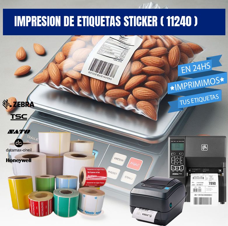 impresion de etiquetas sticker ( 11240 )