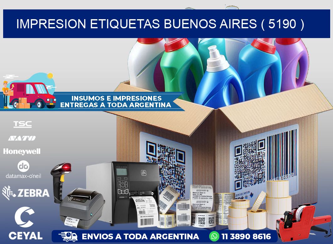 impresion etiquetas buenos aires ( 5190 )