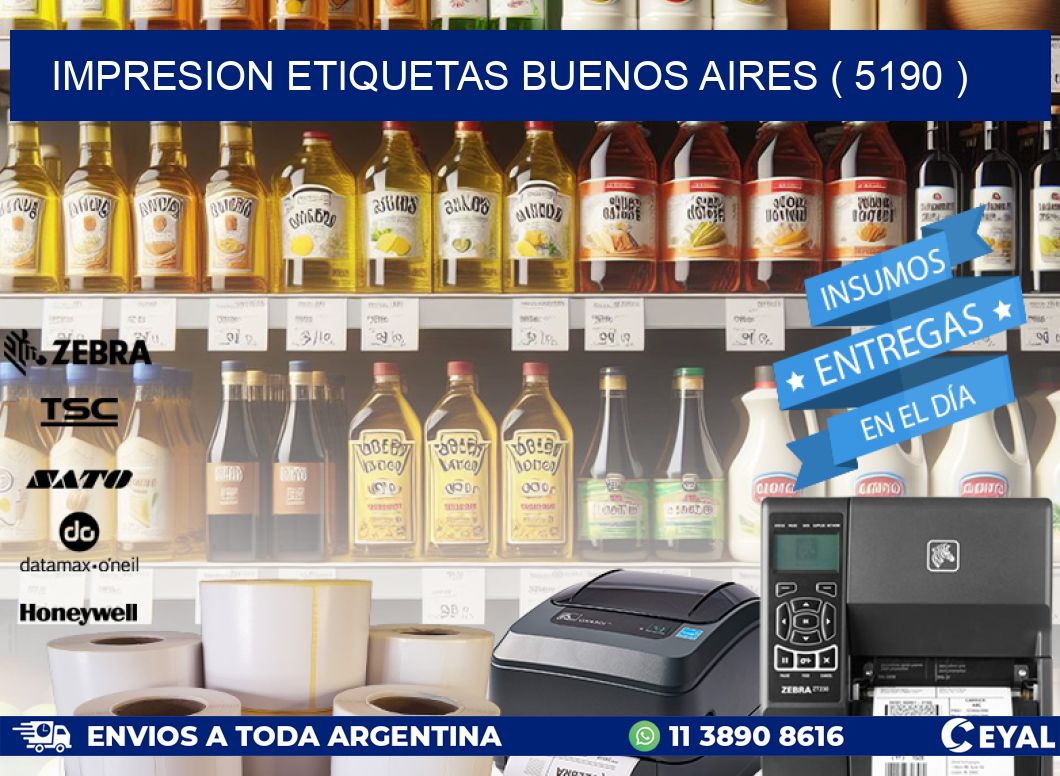 impresion etiquetas buenos aires ( 5190 )