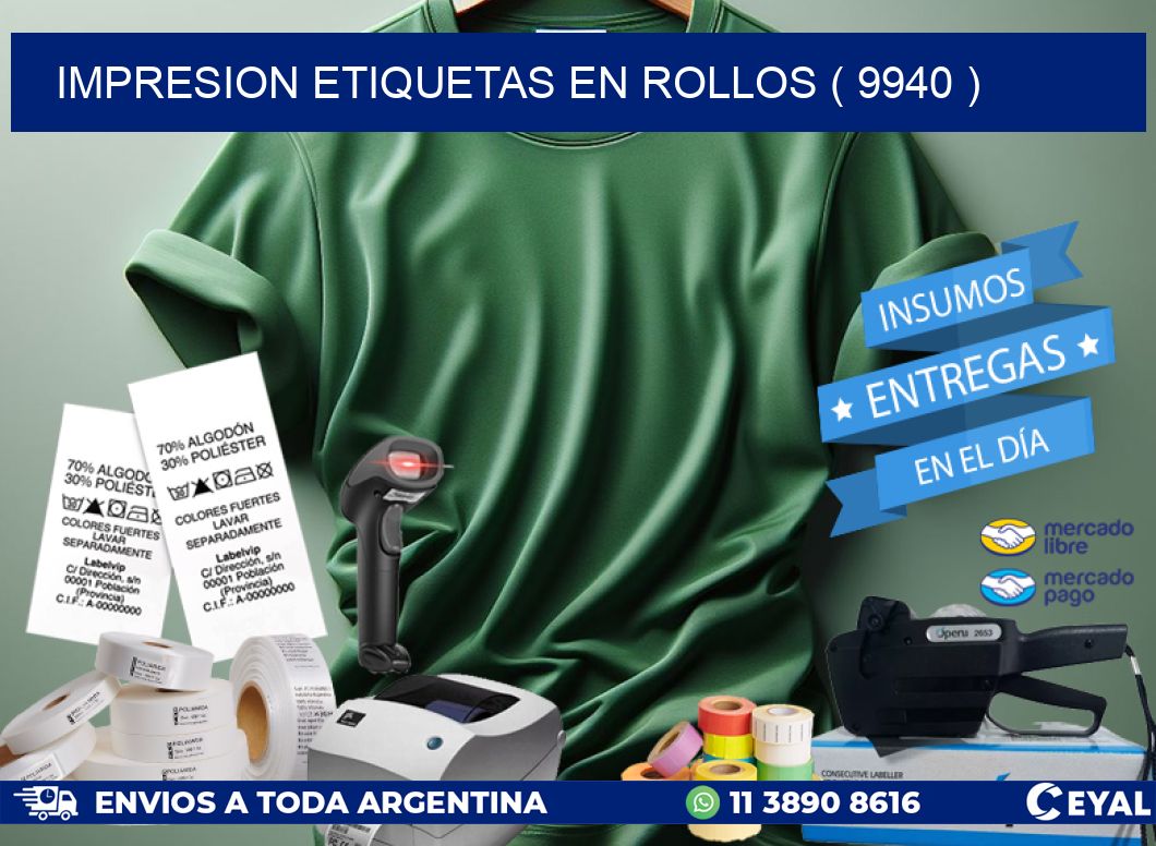 impresion etiquetas en rollos ( 9940 )