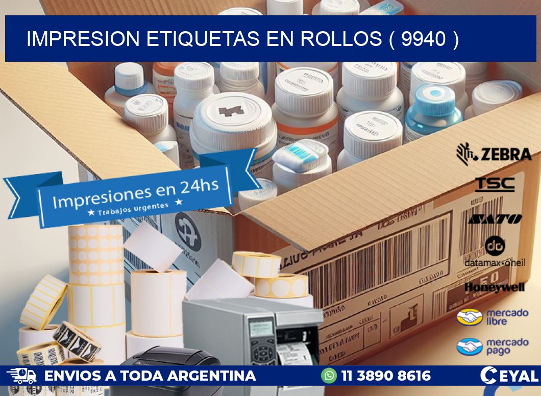 impresion etiquetas en rollos ( 9940 )