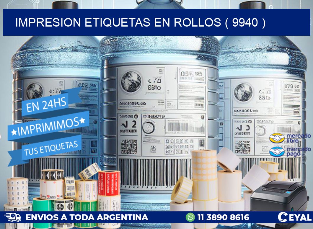 impresion etiquetas en rollos ( 9940 )