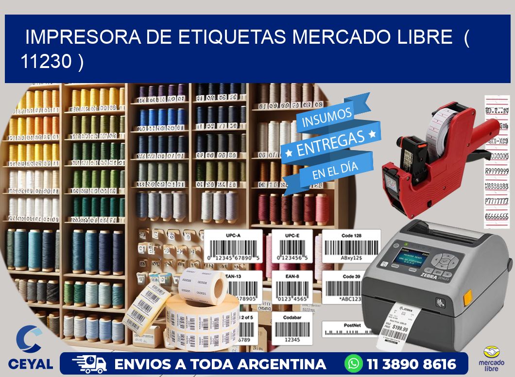impresora de etiquetas mercado libre  ( 11230 )