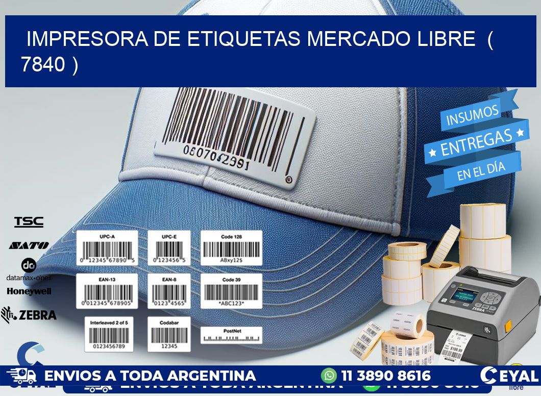 impresora de etiquetas mercado libre  ( 7840 )