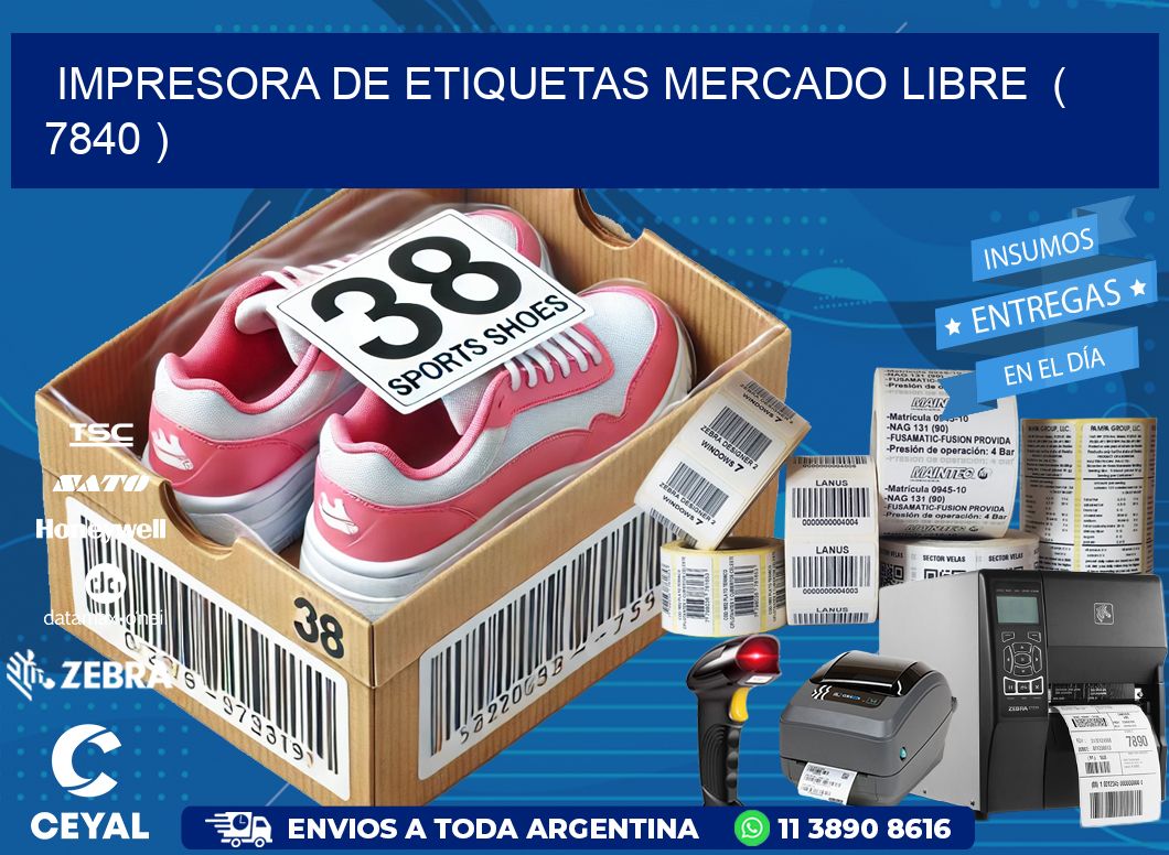 impresora de etiquetas mercado libre  ( 7840 )