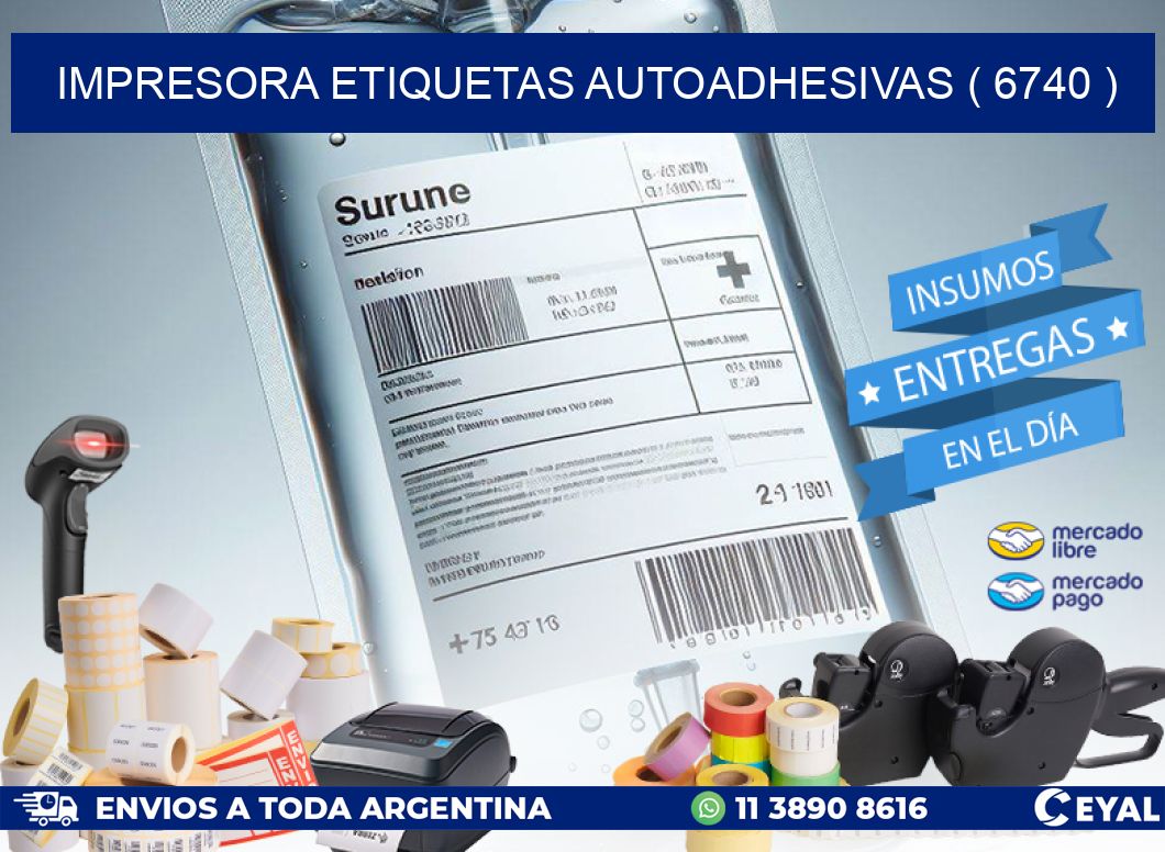 impresora etiquetas autoadhesivas ( 6740 )