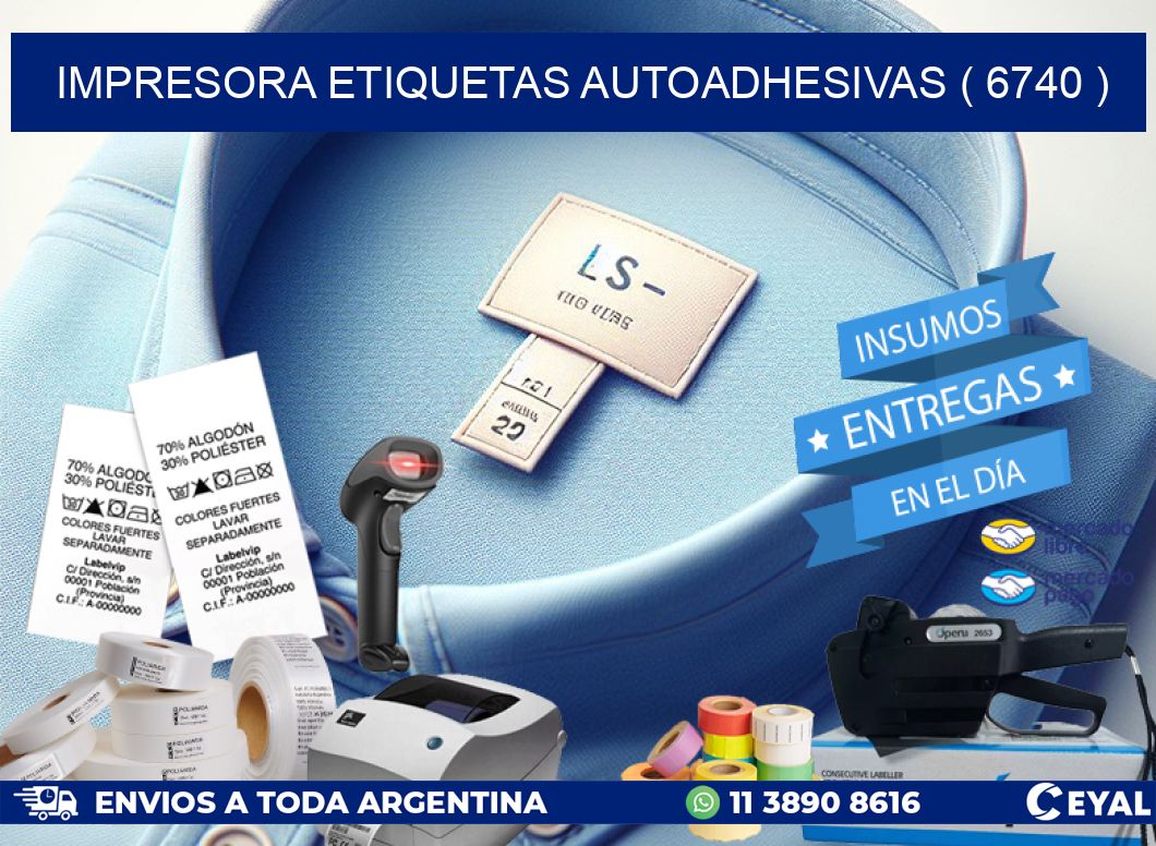 impresora etiquetas autoadhesivas ( 6740 )