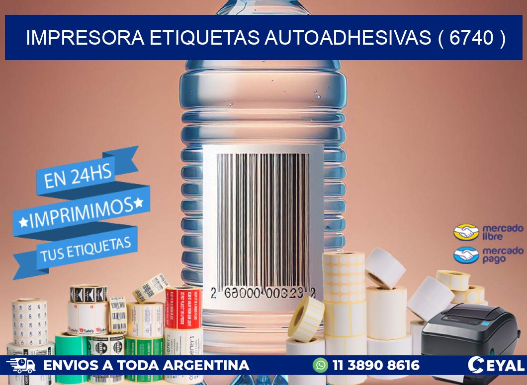 impresora etiquetas autoadhesivas ( 6740 )