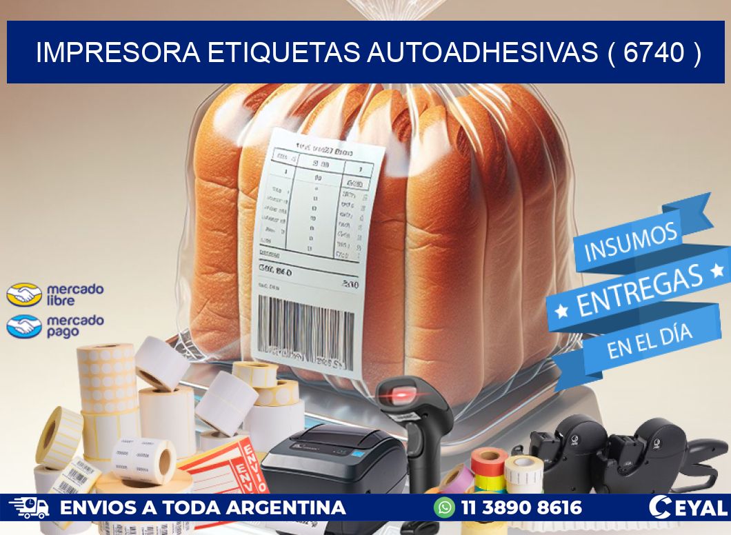 impresora etiquetas autoadhesivas ( 6740 )