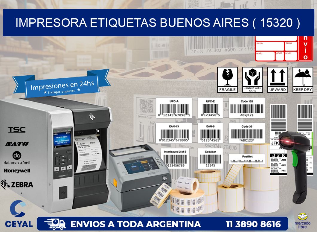 impresora etiquetas buenos aires ( 15320 )