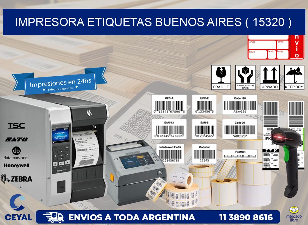 impresora etiquetas buenos aires ( 15320 )