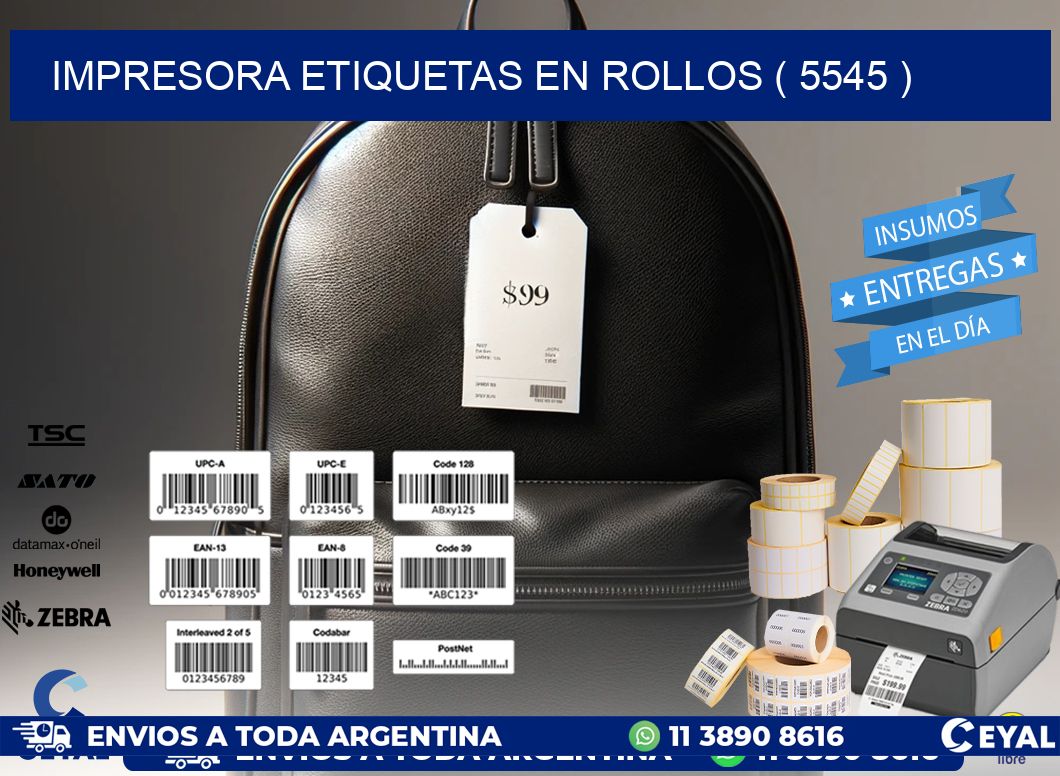 impresora etiquetas en rollos ( 5545 )