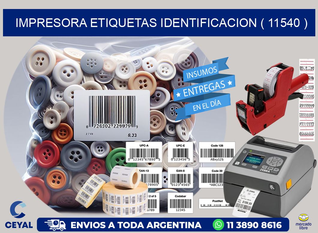 impresora etiquetas identificacion ( 11540 )