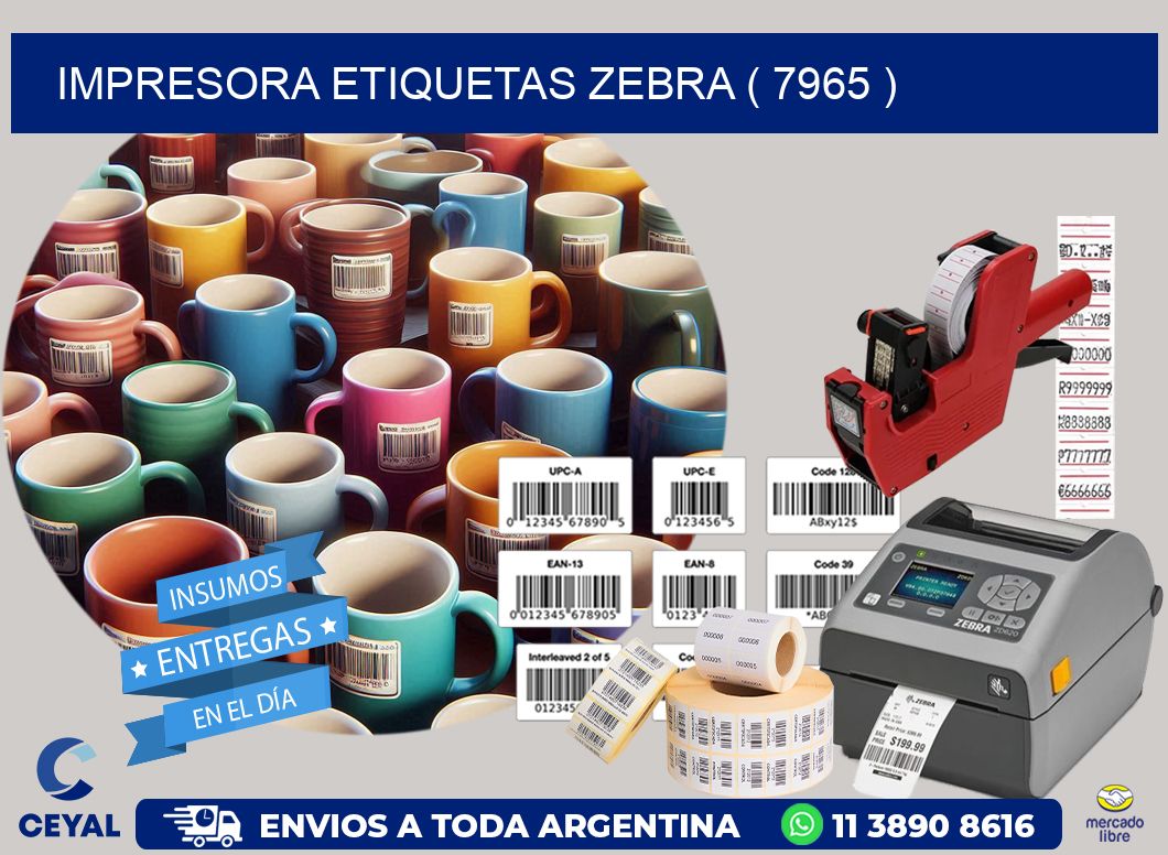 impresora etiquetas zebra ( 7965 )