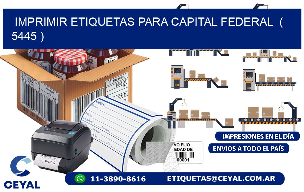 imprimir etiquetas para capital federal  ( 5445 )