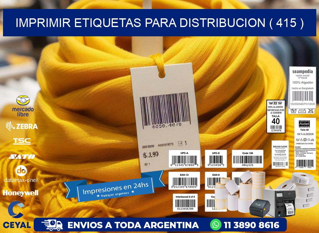 imprimir etiquetas para distribucion ( 415 )