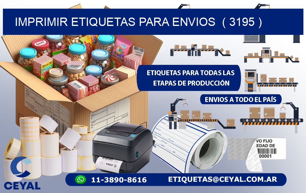 imprimir etiquetas para envios  ( 3195 )