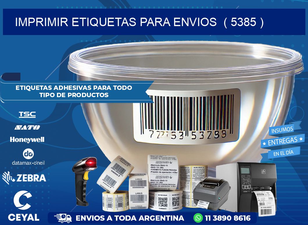 imprimir etiquetas para envios  ( 5385 )