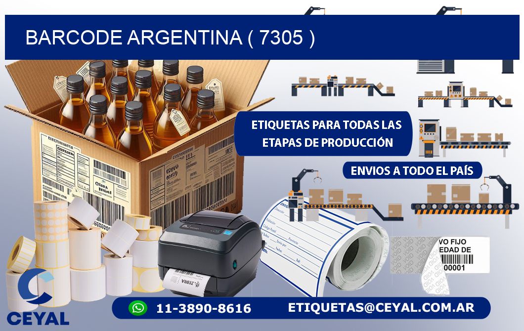 BARCODE ARGENTINA ( 7305 )
