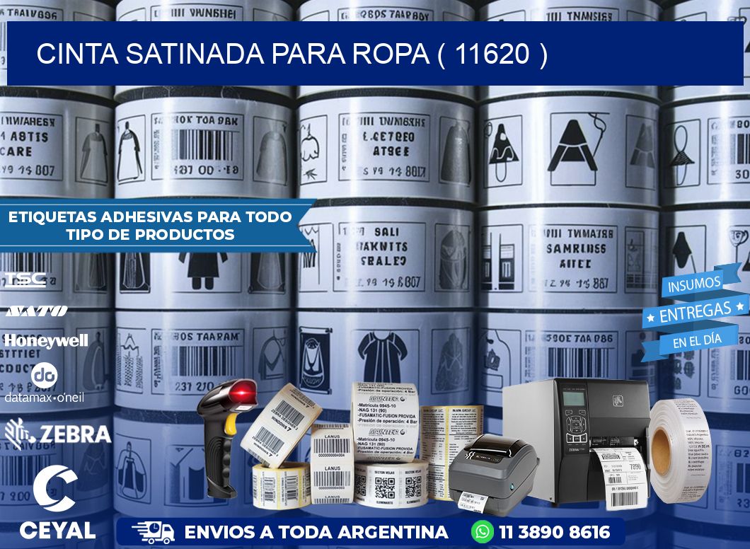 CINTA SATINADA PARA ROPA ( 11620 )