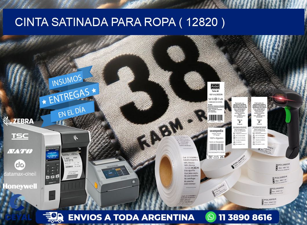 CINTA SATINADA PARA ROPA ( 12820 )