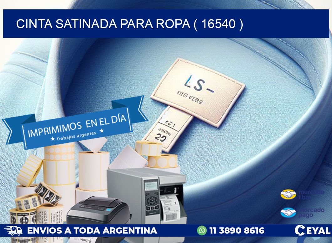 CINTA SATINADA PARA ROPA ( 16540 )