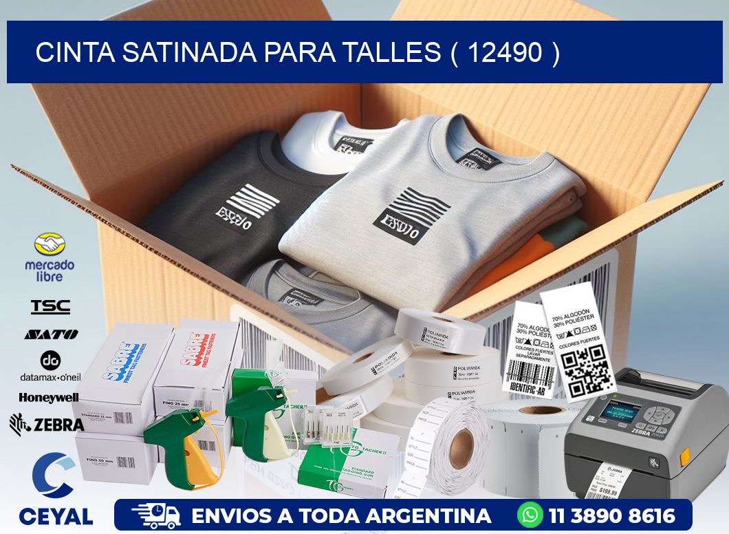CINTA SATINADA PARA TALLES ( 12490 )