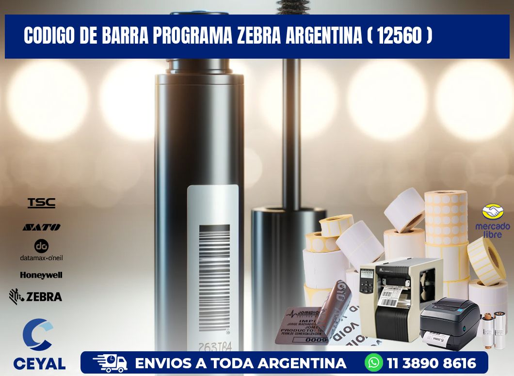 CODIGO DE BARRA PROGRAMA ZEBRA ARGENTINA ( 12560 )