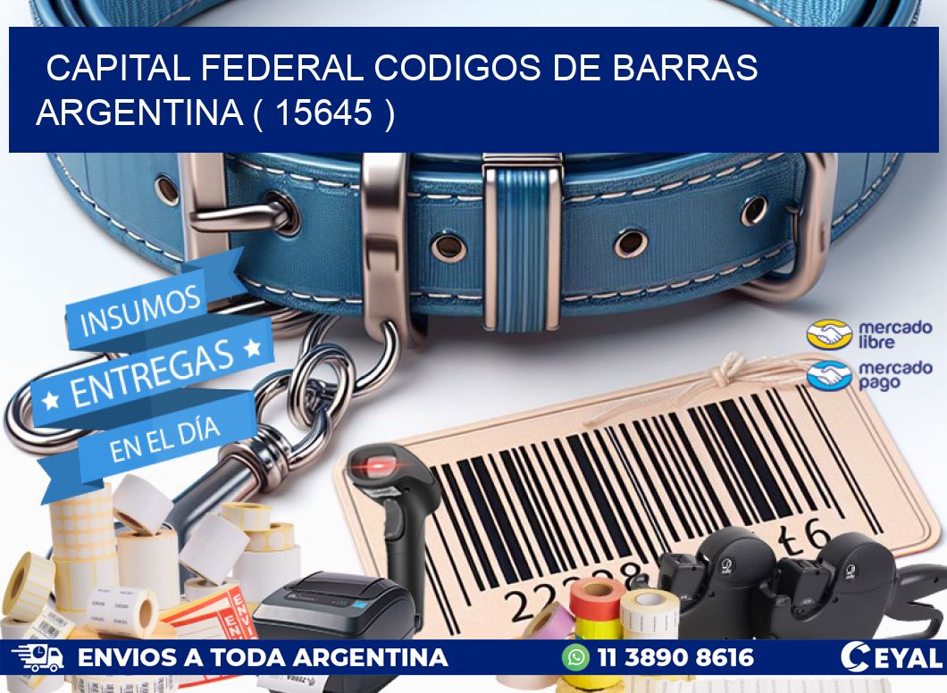 Capital federal codigos de barras argentina ( 15645 )