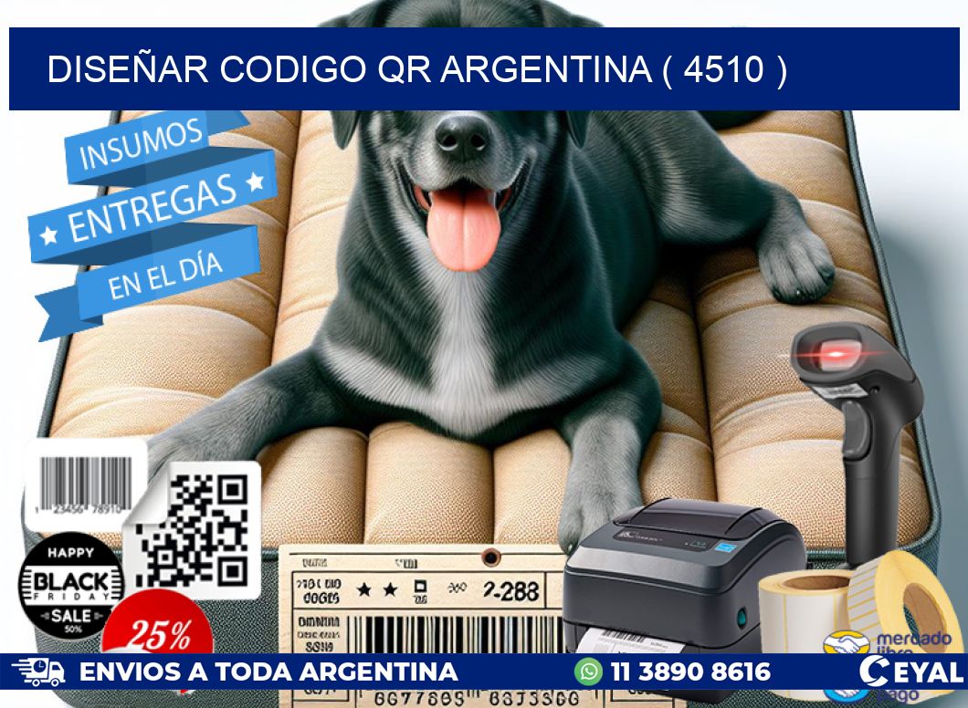 DISEÑAR CODIGO QR ARGENTINA ( 4510 )