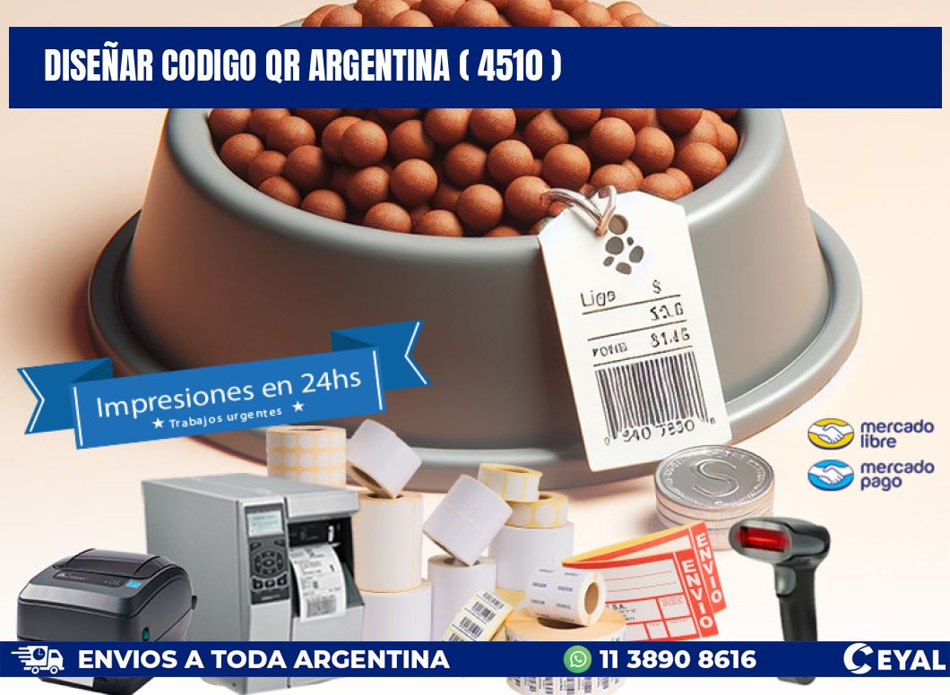 DISEÑAR CODIGO QR ARGENTINA ( 4510 )